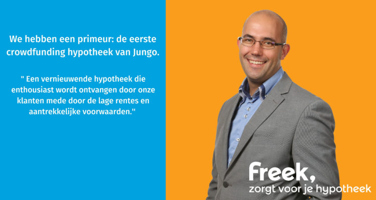 We Hebben Een Primeur: De Eerste Crowdfunding Hypotheek Van Jungo