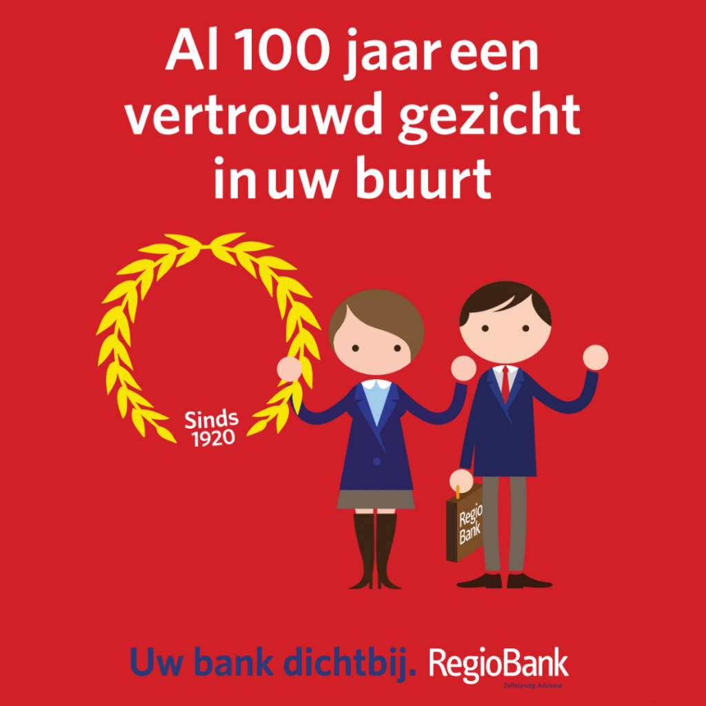 100 jaar regiobank social